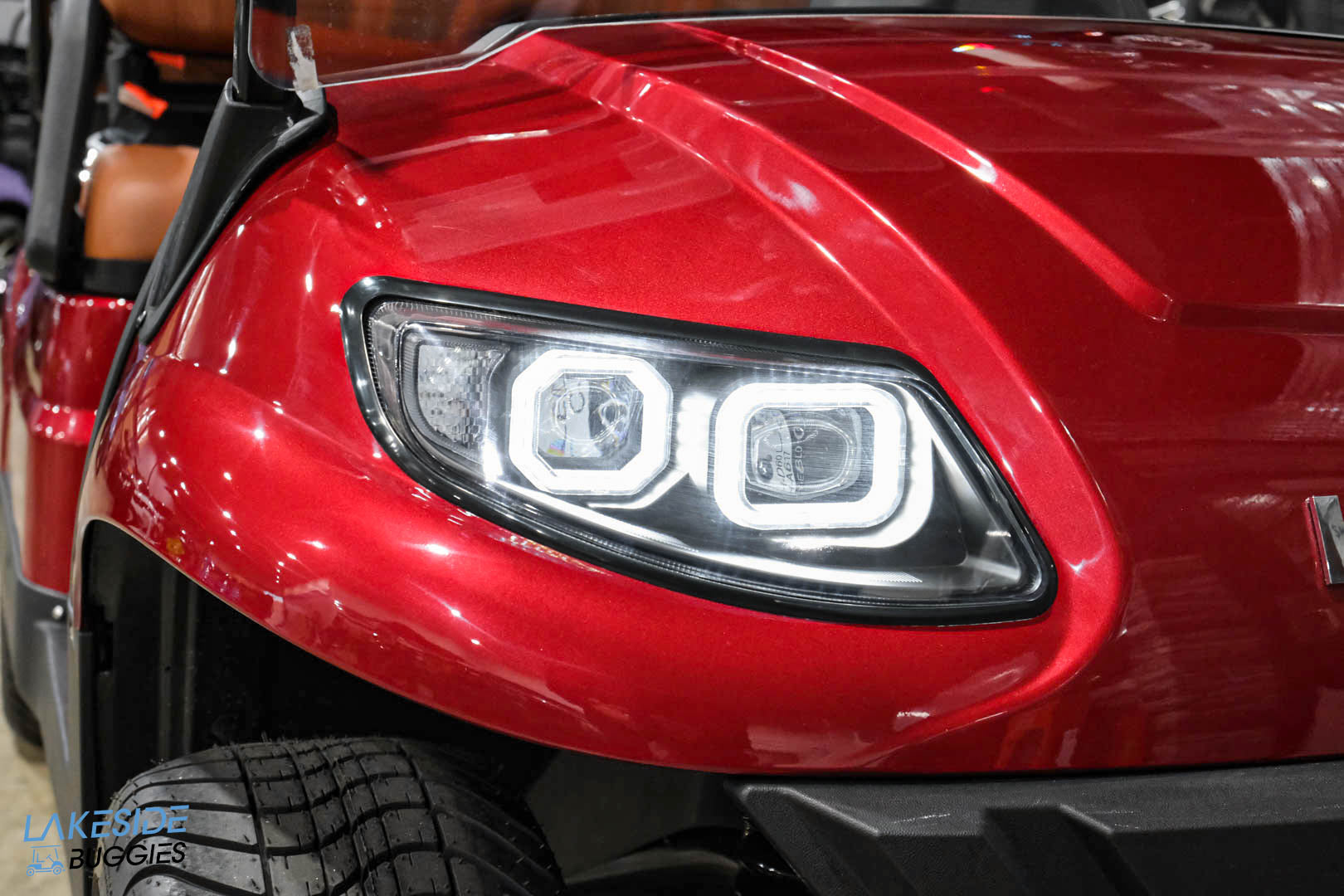 2024  Icon EV  I40  Sangria Red 4 Passenger PN# LT-A0166198 -  Icon EV at LakesideBuggies.com