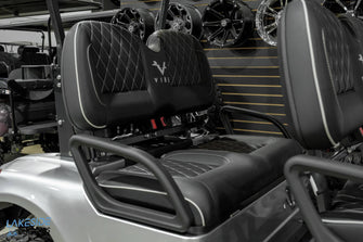 2025 VIBE EV - FLEX 4F  Blade Silver 4 Forward Passenger Street Legal Golf Cart -  Vibe EV at LakesideBuggies.com