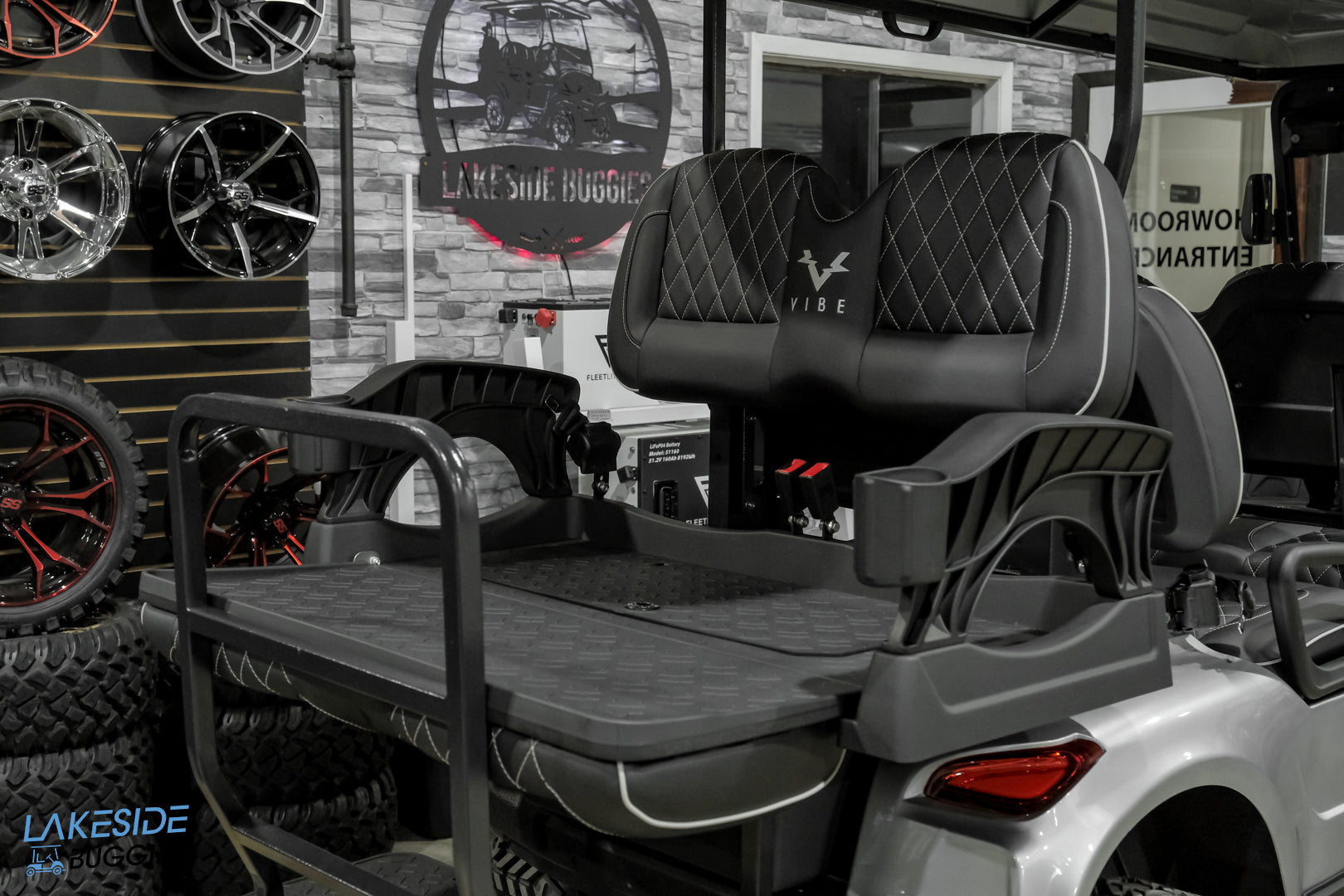 2025 VIBE EV - EV6  Blade Silver 6 Passenger Street Legal Golf Cart -  Vibe EV at LakesideBuggies.com