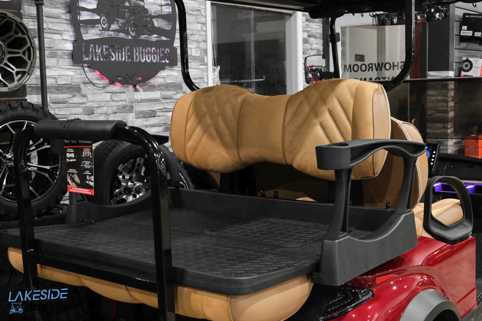 2024  MadJax  X Series Gen 2  Cherry Red Metallic  Honey Suede Seats  LIfted PN# 2333ST204S003322 -  MadJax at LakesideBuggies.com