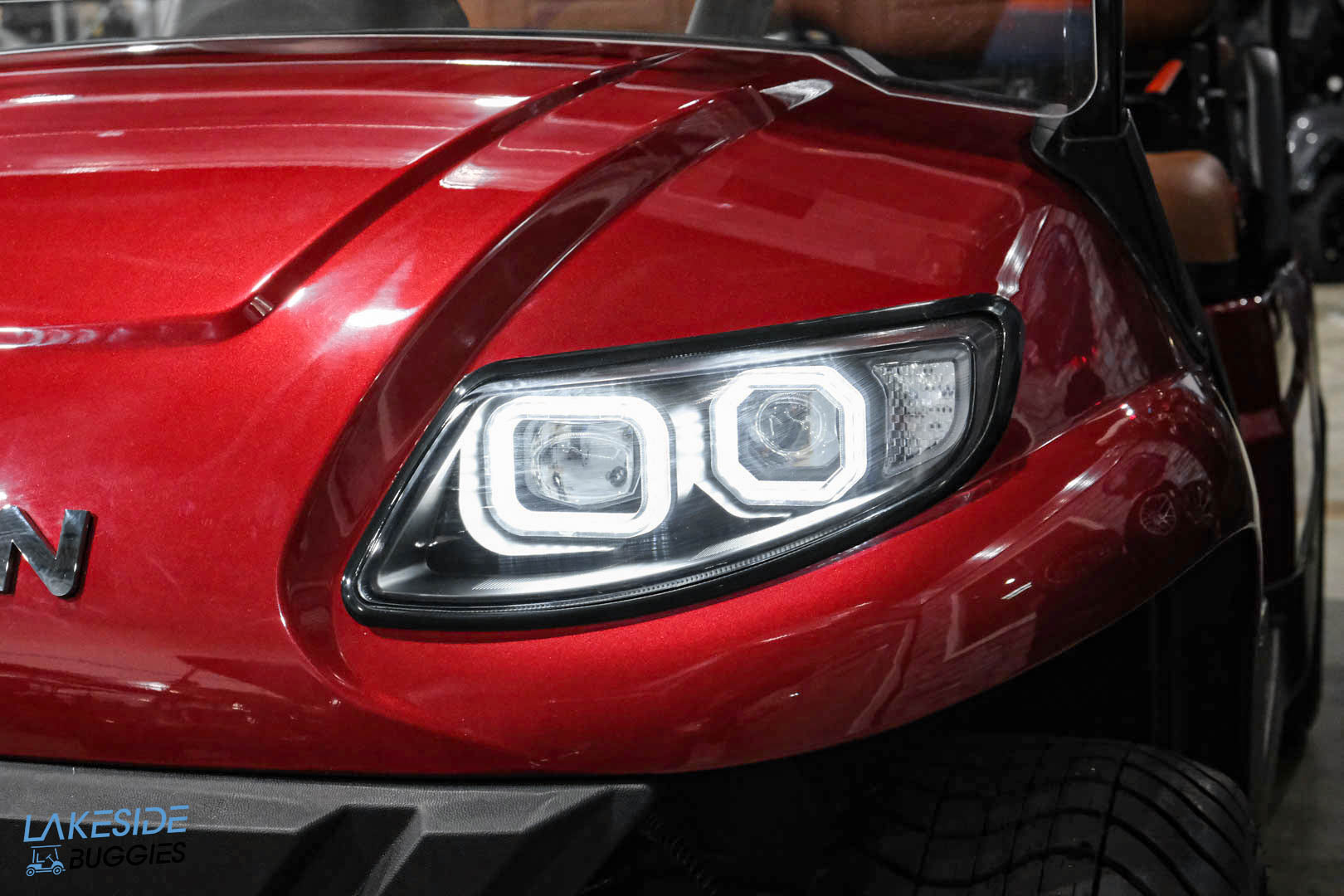 2024  Icon EV  I40  Sangria Red 4 Passenger PN# LT-A0166198 -  Icon EV at LakesideBuggies.com