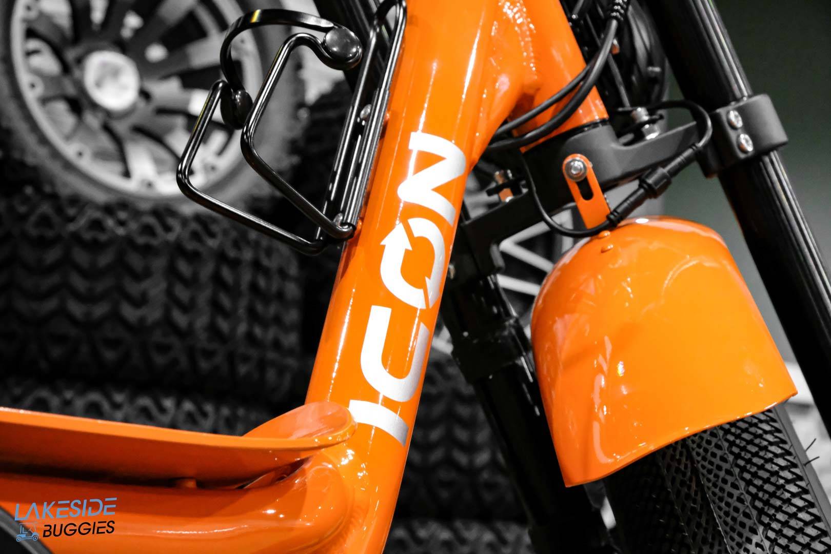 2023 Icon EV Electric Bicycle Orange PN# 165322320000519 -  ICON at LakesideBuggies.com