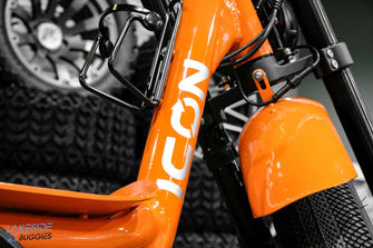 Bicicleta eléctrica 2024 Icon EV naranja