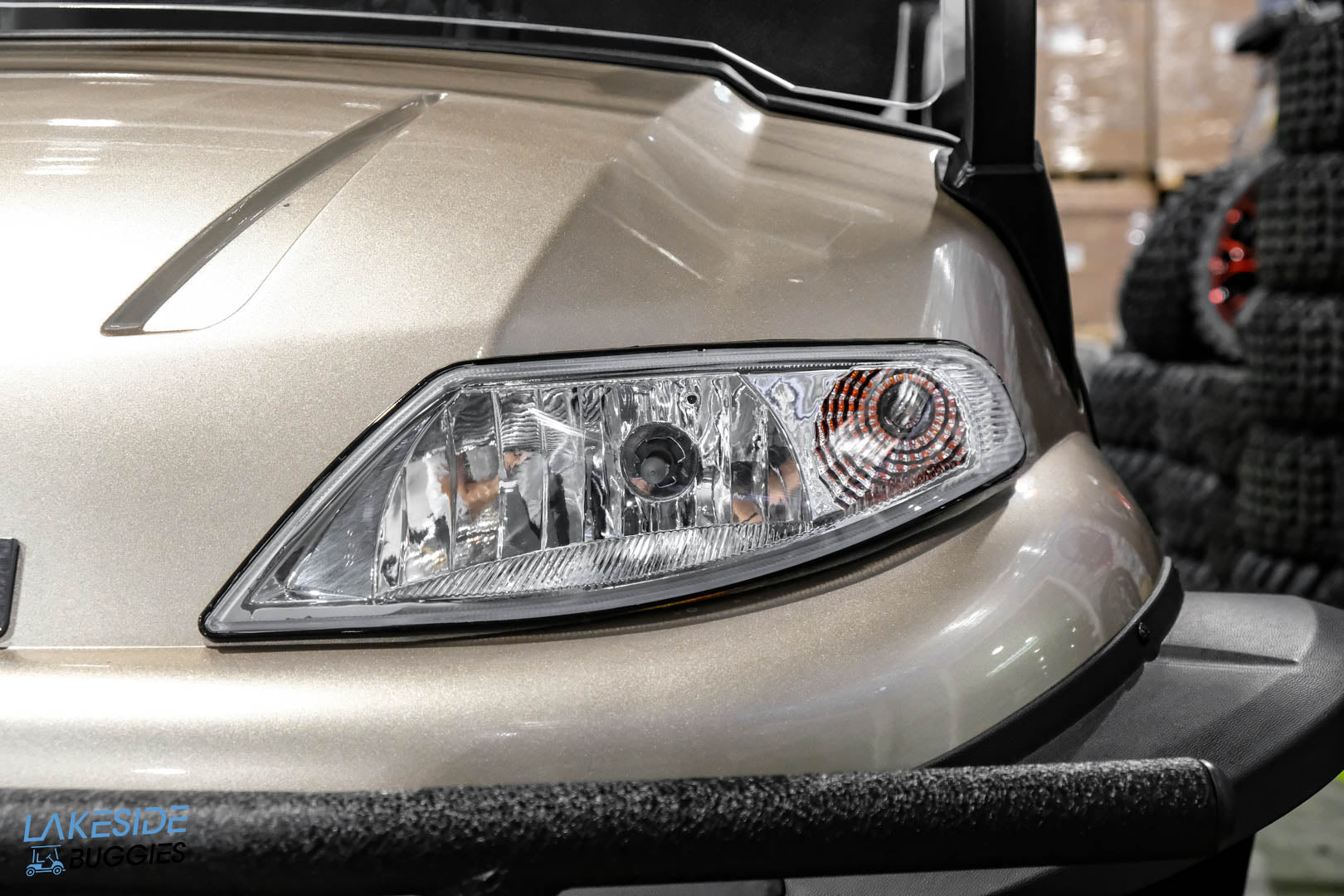 2024 Icon EV ECO L Tan  Lead Acid 4 Passenger PN# LT-A0157748 -  Icon EV at LakesideBuggies.com