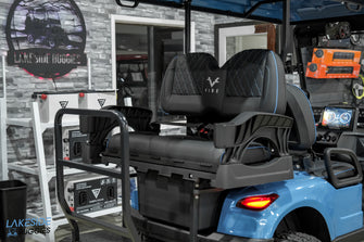 2025 VIBE EV - EV4  Ocean Breeze Blue 4 Passenger Street Legal Golf Cart -  Vibe EV at LakesideBuggies.com