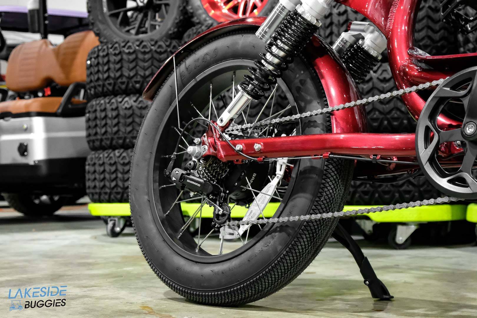 2023 Icon EV Electric Bicycle Sangria Red PN# 165322320000619 -  ICON at LakesideBuggies.com