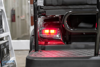 2024  Icon EV  I40L  Burgandy  Lead Acid  4 Passenger PN# LT-A0133067 -  Icon EV at LakesideBuggies.com