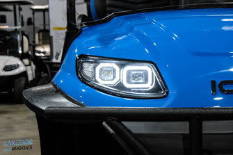 2023 ICON i40L  Custom Build Carribean Blue Lithium  Lifted 4 Passenger Golf Car