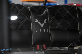 2025 VIBE EV  - EV4F  Blade Silver 4 Forward Passenger Street Legal Golf Cart -  Vibe EV at LakesideBuggies.com