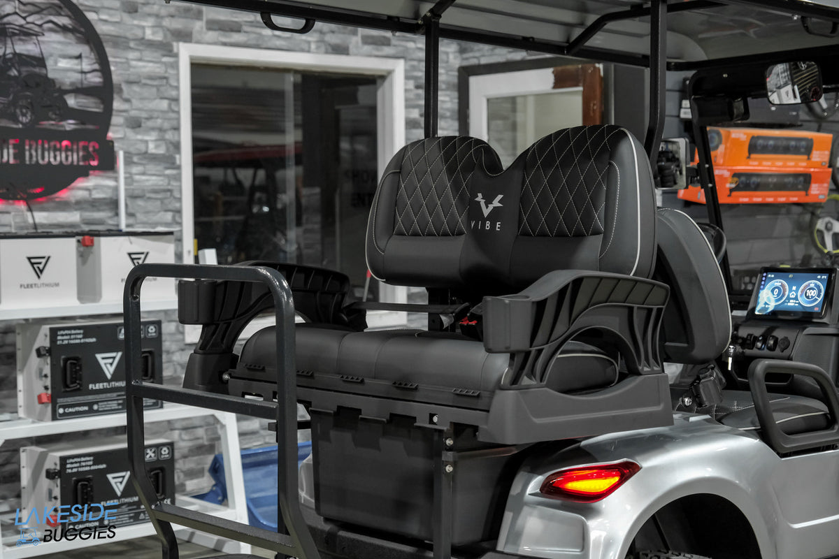 2025 VIBE EV - EV4  Blade Silver 4 Passenger Street Legal Golf Cart -  Vibe EV at LakesideBuggies.com