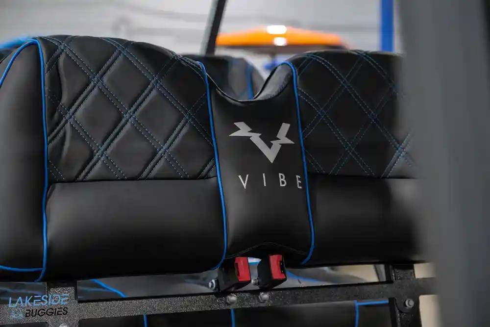 2025 VIBE EV - EV4F  Ocean Breeze Blue 4 Forward Passenger Street Legal Golf Cart -  Vibe EV at LakesideBuggies.com