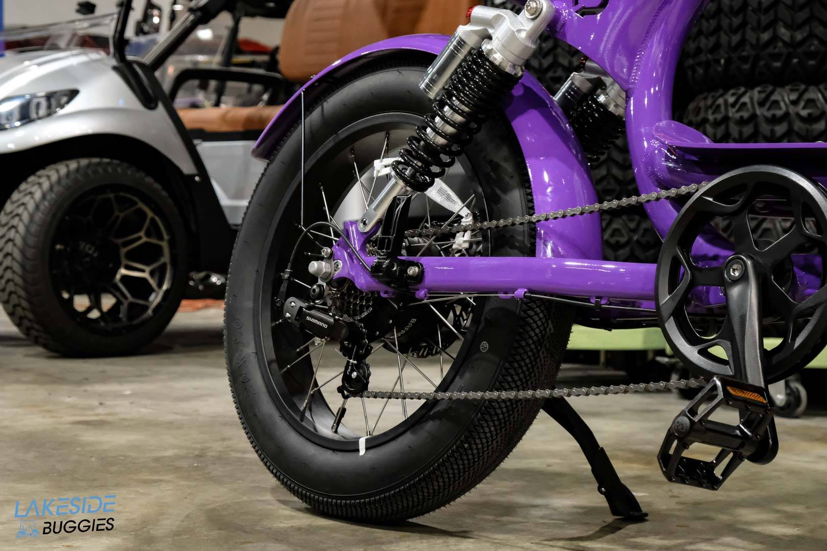 2023 Icon EV Electric Bicycle Purple PN# 165322320000646 -  ICON at LakesideBuggies.com