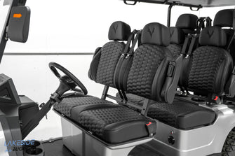 2025 VIBE EV - FLEX 4F Laguna Blue Carrito de golf legal para calle con 4 pasajeros delanteros