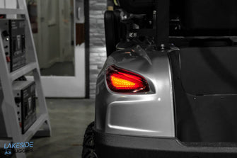2025 VIBE EV - FLEX 4F  Blade Silver 4 Forward Passenger Street Legal Golf Cart -  Vibe EV at LakesideBuggies.com