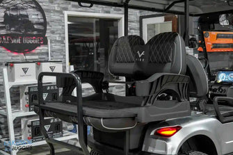 2025 VIBE EV - EV4  Blade Silver 4 Passenger Street Legal Golf Cart -  Vibe EV at LakesideBuggies.com