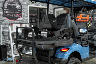 2025 VIBE EV - EV4  Ocean Breeze Blue 4 Passenger Street Legal Golf Cart -  Vibe EV at LakesideBuggies.com