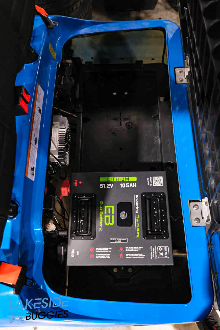 2024  Icon EV  I40 Caribbean Blue  4 Passenger PN# LT-A0164562 -  Icon EV at LakesideBuggies.com