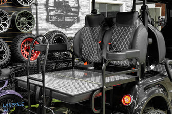 2024 EPIC Gloss Black  E60L  Custom Lifted 6 Passenger Golf Cart PN#