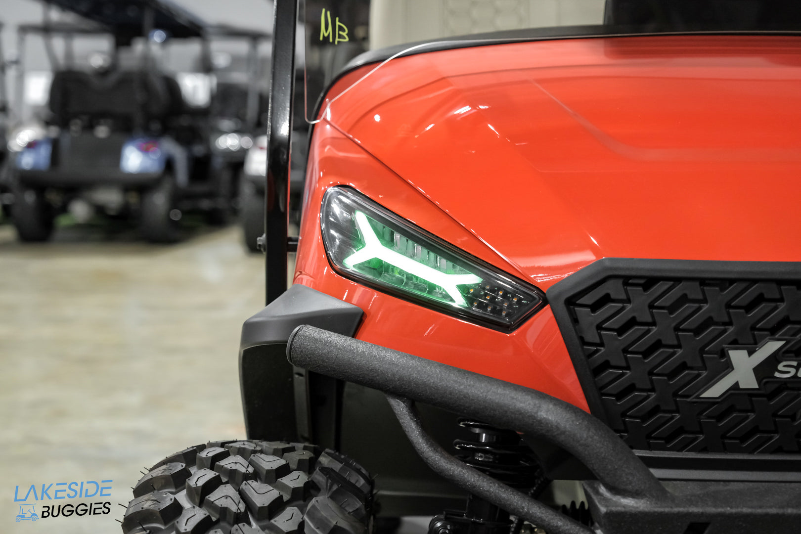 2024  MadJax  X Series Gen 2  Orange Lifted 4 Passenger Golf Cart PN# 2333ST204S00332626 -  MadJax at LakesideBuggies.com