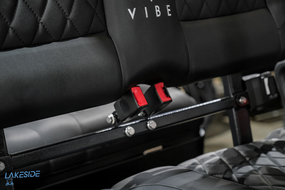 2025 VIBE EV - FLEX 4F  Matte Black Special Edition 4 Forward Passenger Street Legal Golf Cart -  Vibe EV at LakesideBuggies.com