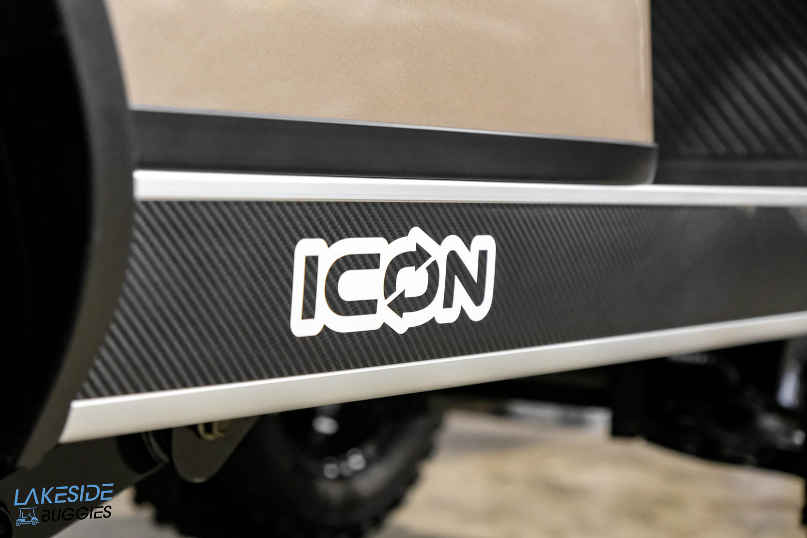 2024 Icon EV ECO L Tan  Lead Acid 4 Passenger PN# LT-A0157748 -  Icon EV at LakesideBuggies.com