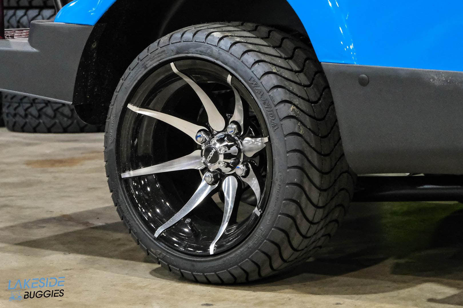 2024  Icon EV  I40 Caribbean Blue  4 Passenger PN# LT-A0164562 -  Icon EV at LakesideBuggies.com