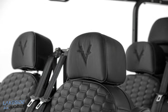 2025 VIBE EV - FLEX 4F Laguna Blue Carrito de golf legal para calle con 4 pasajeros delanteros