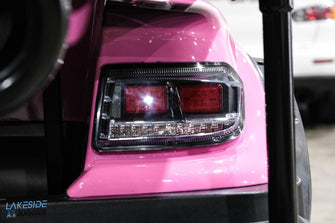 2023 ICON i40L Custom Pink - Auto de golf elevado para 4 pasajeros 