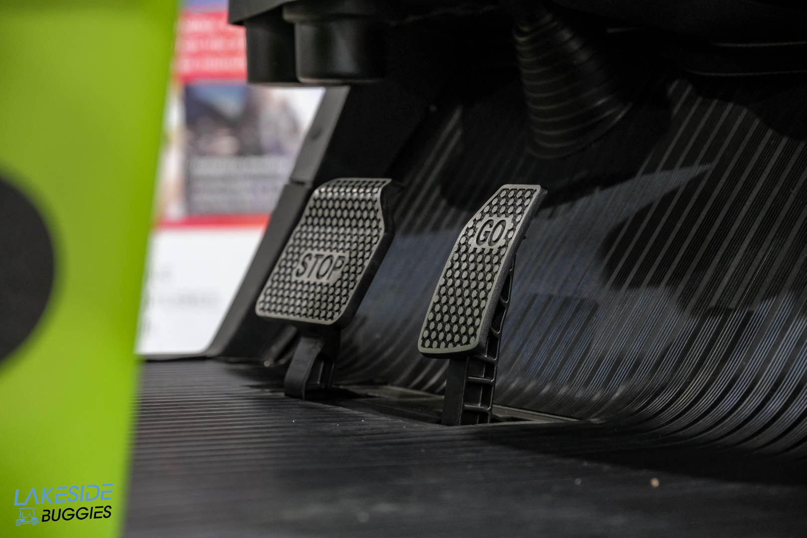 2025 VIBE EV - EV4  Lime Green 4 Forward Passenger Street Legal Golf Cart -  Vibe EV at LakesideBuggies.com
