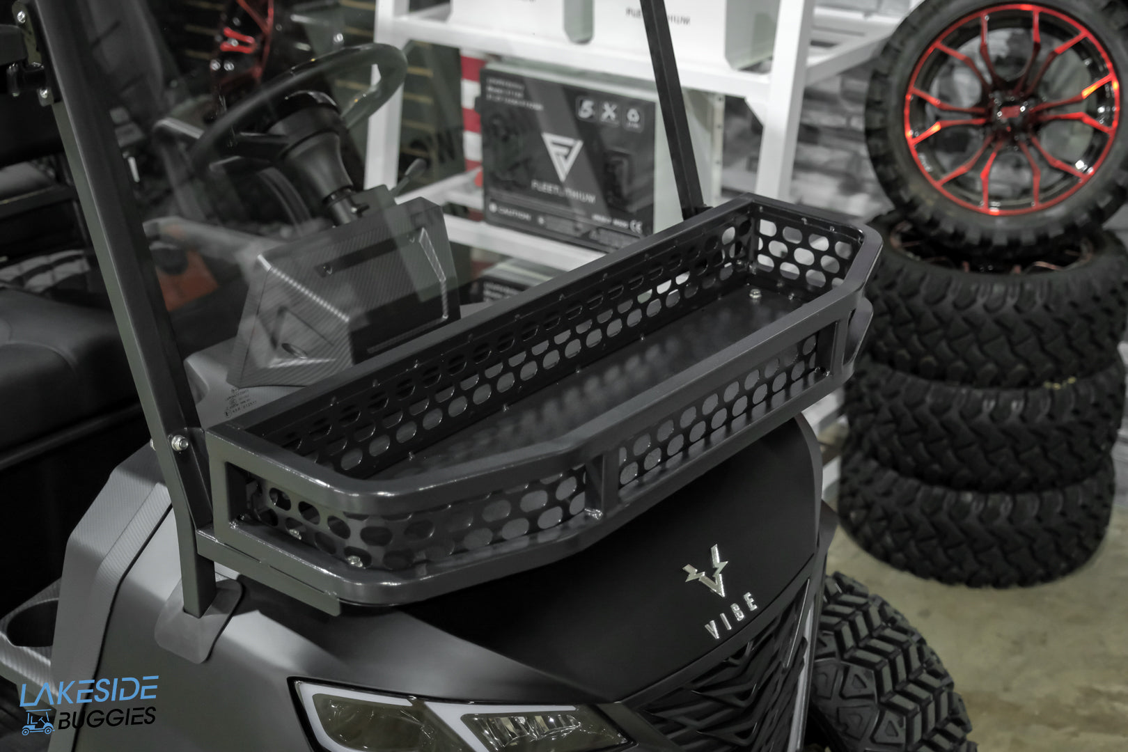 2025 VIBE EV  - EV4  Matte Black Limited Edition 4 Forward Passenger Street Legal Golf Cart -  Vibe EV at LakesideBuggies.com