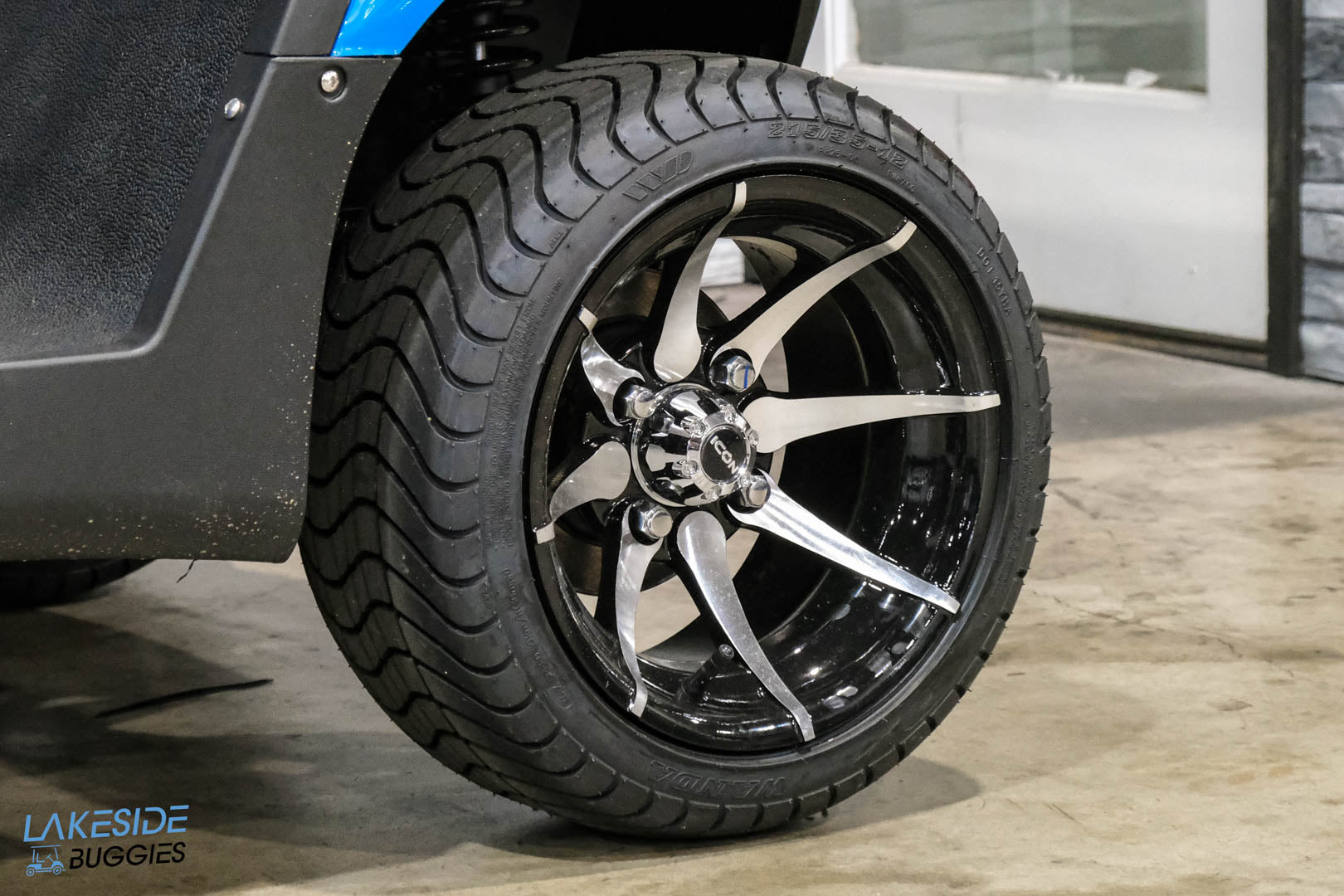 2024  Icon EV  I40 Caribbean Blue  4 Passenger PN# LT-A0164562 -  Icon EV at LakesideBuggies.com