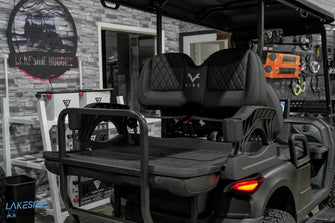 2025 VIBE EV - EV4  Matte Black Special Edition 4 Passenger Street Legal Golf Cart -  Vibe EV at LakesideBuggies.com