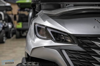 2025 VIBE EV  - EV4F  Blade Silver 4 Forward Passenger Street Legal Golf Cart -  Vibe EV at LakesideBuggies.com