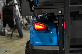 2025 VIBE EV - EV4  Ocean Breeze Blue 4 Passenger Street Legal Golf Cart -  Vibe EV at LakesideBuggies.com