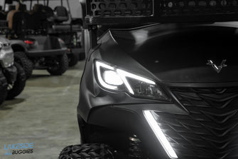 2025 VIBE EV - EV4  Matte Black Special Edition 4 Passenger Street Legal Golf Cart -  Vibe EV at LakesideBuggies.com