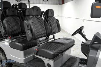 2025 VIBE EV - FLEX 4F Laguna Blue Carrito de golf legal para calle con 4 pasajeros delanteros