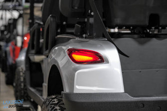 2025 VIBE EV  - EV4F  Blade Silver 4 Forward Passenger Street Legal Golf Cart -  Vibe EV at LakesideBuggies.com