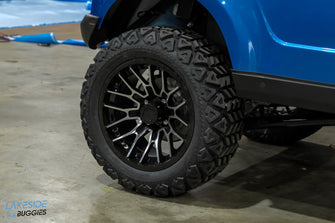 2025 VIBE EV - FLEX 4F Laguna Blue Carrito de golf legal para calle con 4 pasajeros delanteros