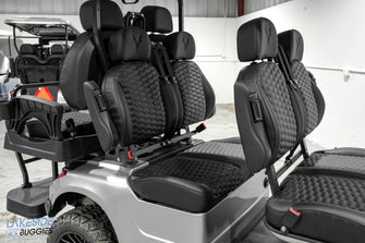 2025 VIBE EV - FLEX 4F Laguna Blue Carrito de golf legal para calle con 4 pasajeros delanteros