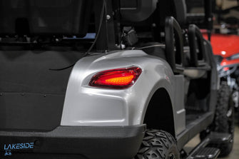 2025 VIBE EV  - EV4F  Blade Silver 4 Forward Passenger Street Legal Golf Cart -  Vibe EV at LakesideBuggies.com