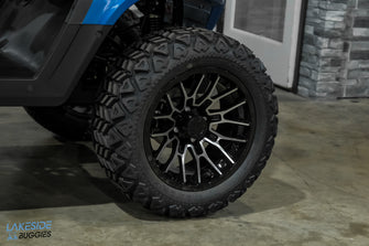 2025 VIBE EV - FLEX 4F Laguna Blue Carrito de golf legal para calle con 4 pasajeros delanteros