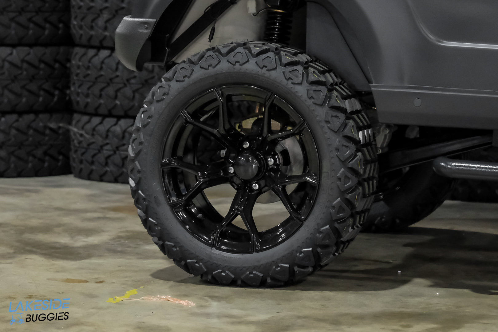 2025 VIBE EV  - EV4  Matte Black Limited Edition 4 Forward Passenger Street Legal Golf Cart -  Vibe EV at LakesideBuggies.com