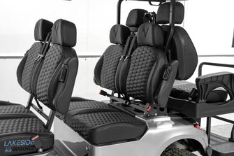 2025 VIBE EV - FLEX 4F Laguna Blue Carrito de golf legal para calle con 4 pasajeros delanteros