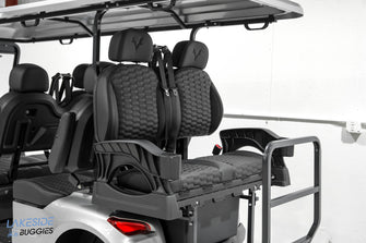 2025 VIBE EV - FLEX 4F Laguna Blue Carrito de golf legal para calle con 4 pasajeros delanteros