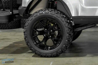 2025 VIBE EV - EV4  Blade Silver 4 Passenger Street Legal Golf Cart -  Vibe EV at LakesideBuggies.com