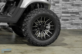 2025 VIBE EV - FLEX 4F  Blade Silver 4 Forward Passenger Street Legal Golf Cart -  Vibe EV at LakesideBuggies.com