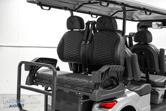 2025 VIBE EV - FLEX 4F Laguna Blue Carrito de golf legal para calle con 4 pasajeros delanteros