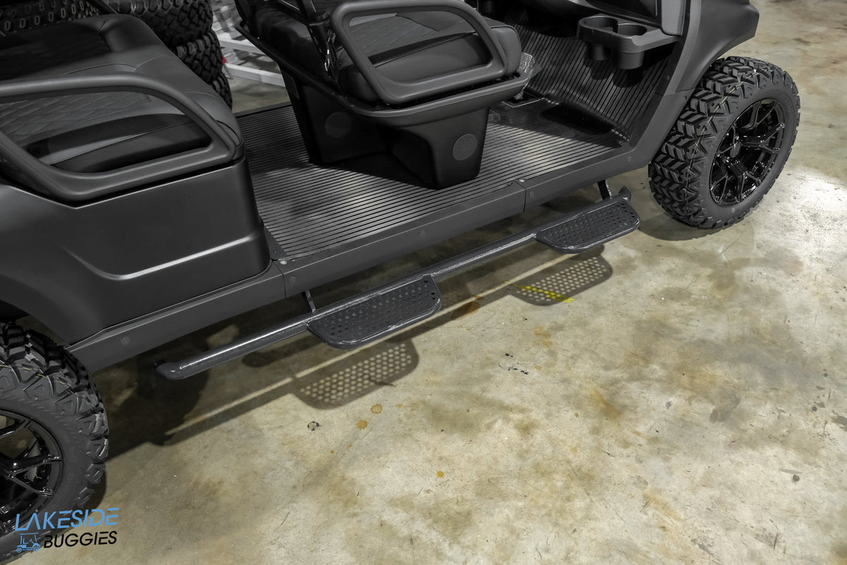 2025 VIBE EV - EV4F  Matte Black 4 Forward Passenger Street Legal Golf Cart -  Vibe EV at LakesideBuggies.com