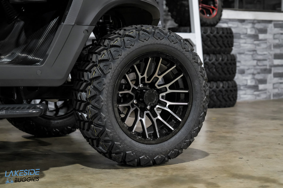 2025 VIBE EV - FLEX 4F  Matte Black Special Edition 4 Forward Passenger Street Legal Golf Cart -  Vibe EV at LakesideBuggies.com