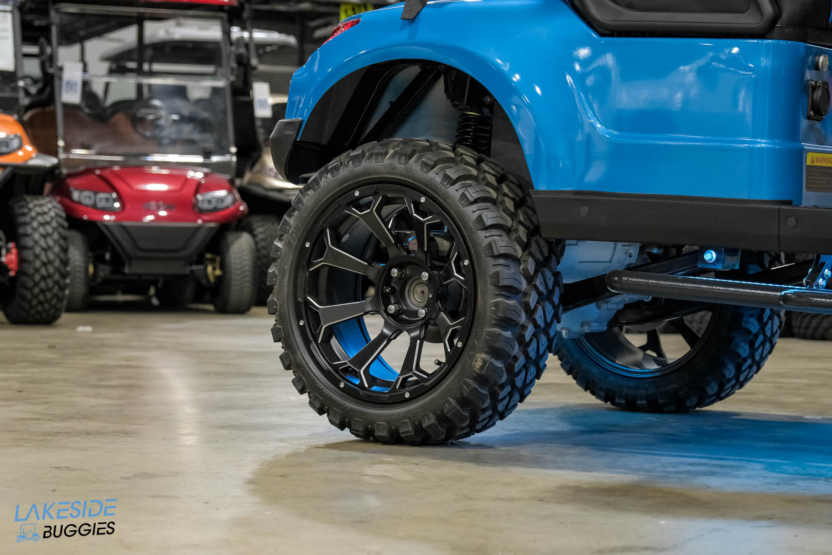 2025 VIBE EV - EV4F  Ocean Breeze Blue 4 Forward Passenger Street Legal Golf Cart -  Vibe EV at LakesideBuggies.com